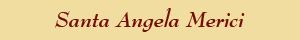 Santa Angela Merici