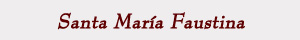 Santa Faustina