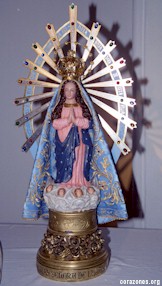 Virgen de Luján si el vestuario
