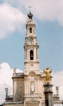 Sagrado Corazón y Basílica con la Virgen