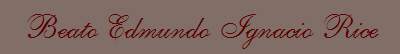 Beato Edmundo Ignacio Rice