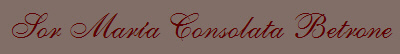Sor Mara Consolata Betrone